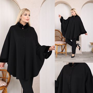Picture of CURVY GIRL CAPE WITH FUR